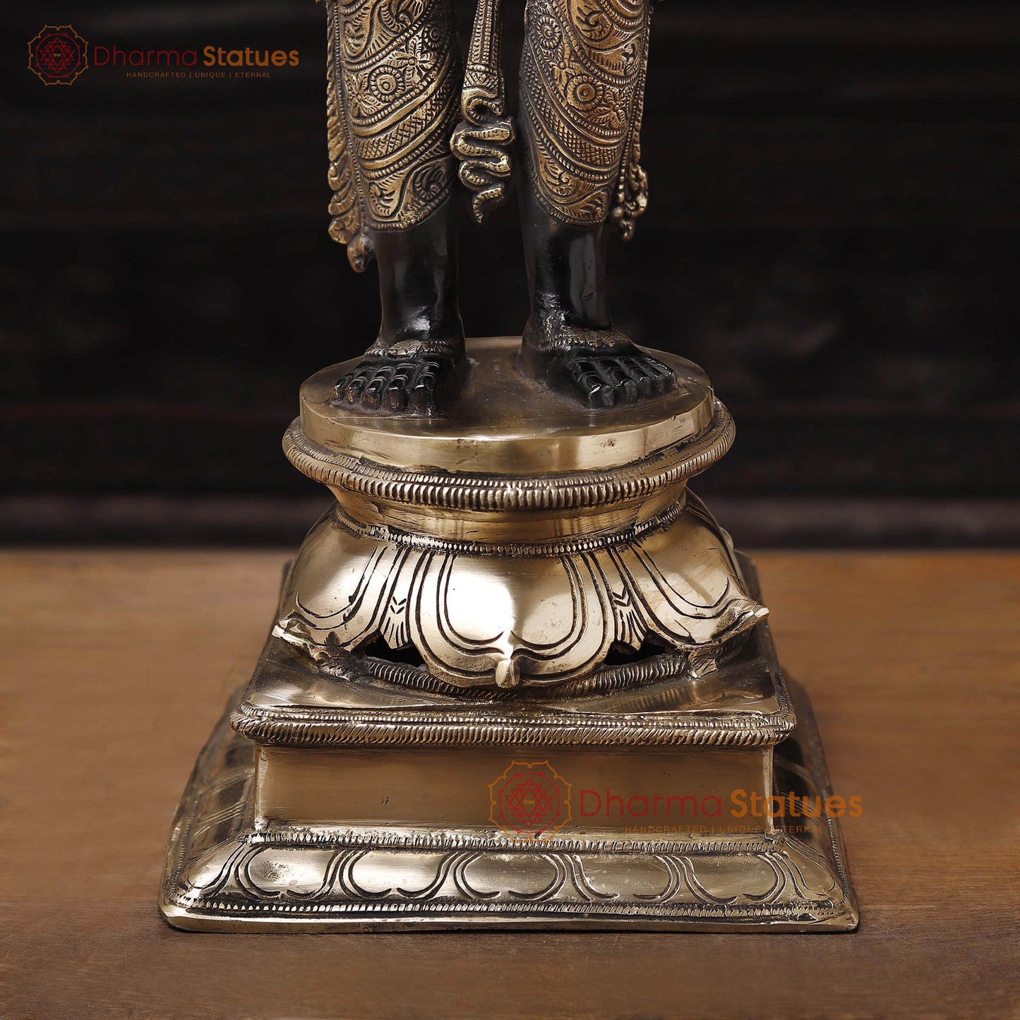 Brass Welcome Lady, Introducing the Namaste Welcome Lady Brass Statue. 32"