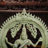 Brass Natraj Statue, Green Patina Fine Finish, 25"