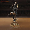 Brass Natraj Statue, Embrace the Rhythm of the Universe, Black Patina Finish 12.5"