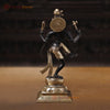 Brass Natraj Statue, Embrace the Rhythm of the Universe, Black Patina Finish 12.5"