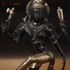 Brass Natraj Statue, Embrace the Rhythm of the Universe, Black Patina Finish 12.5"