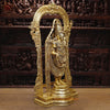 Brass Balaji Statue Fine Work, Crafted by Artist in Thanjavur (Masterpiece), Special Gold Finish  39.5"