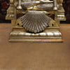 Brass Padmavati (Lakshmi) statue seated,Handcrafted by the Master Artist of Thanjavur, Smooth finish 30"