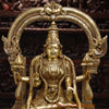 Brass Padmavati (Lakshmi) sitting statue, Handcrafted by the Master Artist of Thanjavur, Golden Fine finish 30"