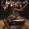 Brass Brahma seated, 4 Head And 4 Arms, Copper & Gold Finish, 16"