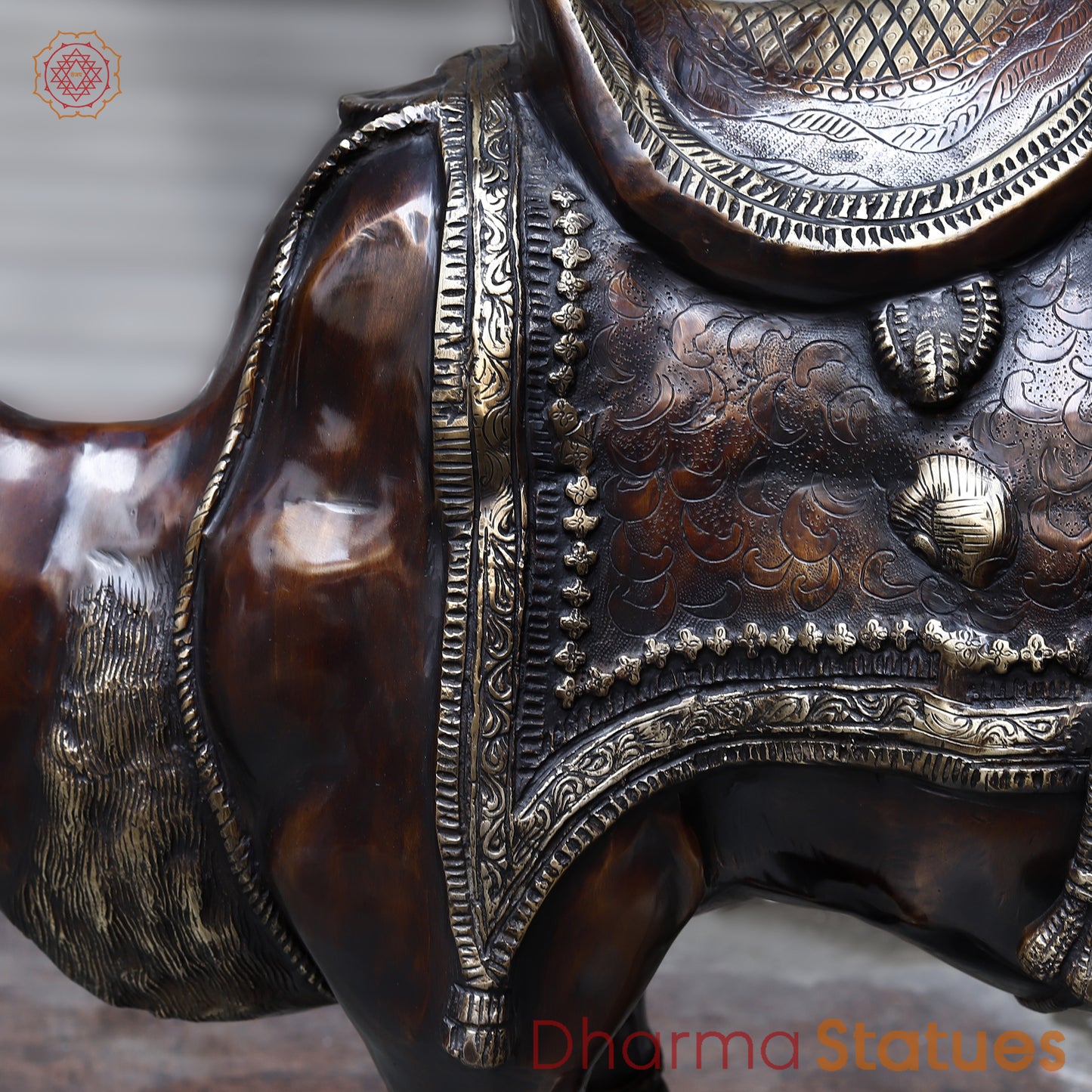 Brass Camel, Copper & Golden Finish, 49"