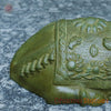 Brass Nandi Seated, Antique Green Finish, 11"