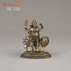 Brass Ardhanarishvara with Nandi and Lion, 4.5"