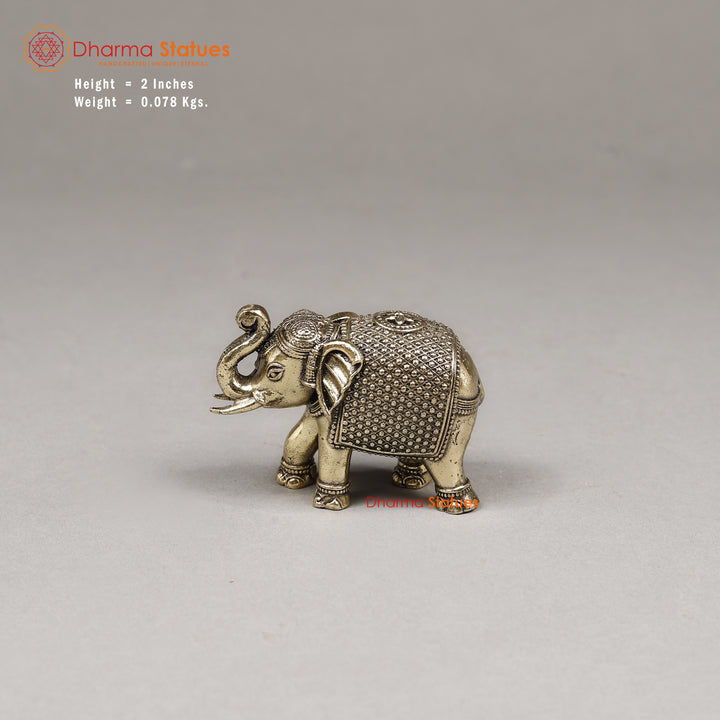 Brass Elephant, 2"