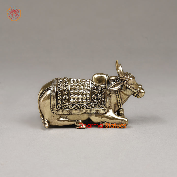 Brass Nandi, 2.5"