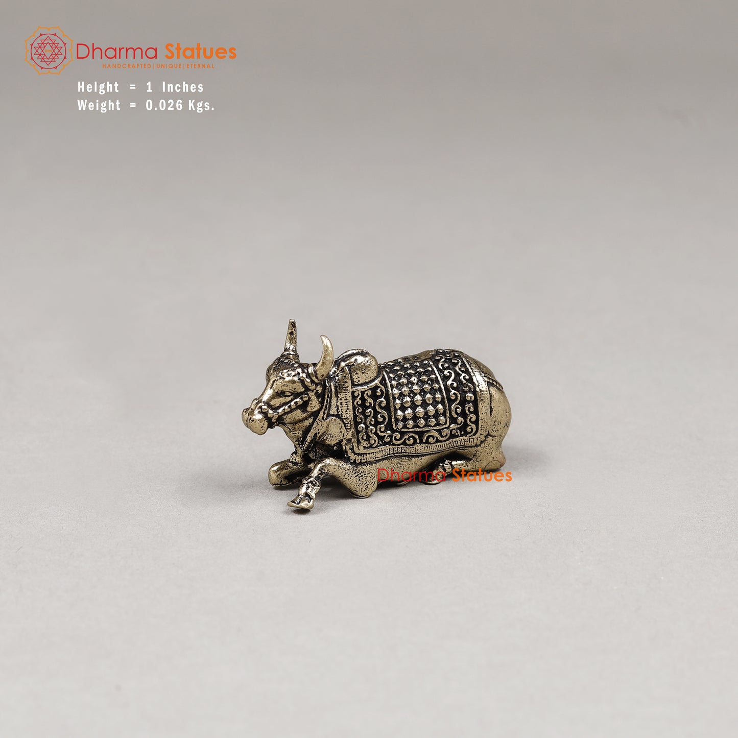 Brass Nandi, 1"