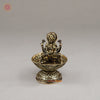 Brass Lakshmi Diya, 3.5"