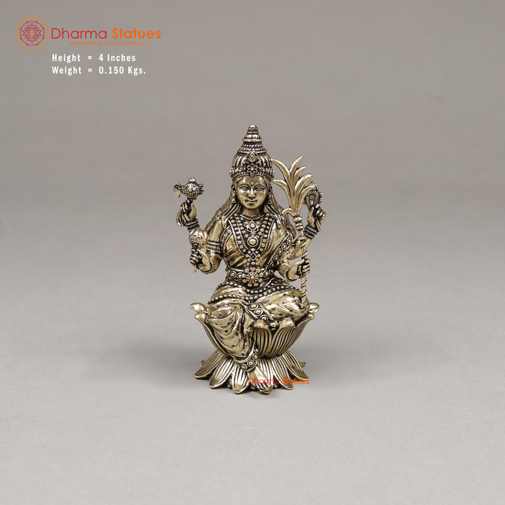 Brass Lalita Devi Rajarajeshwari, 4"