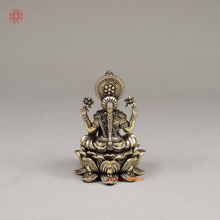 Brass Lakshmi, 4"