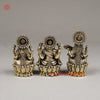 Brass Lakshmi, Ganesh & Saraswati, 4"