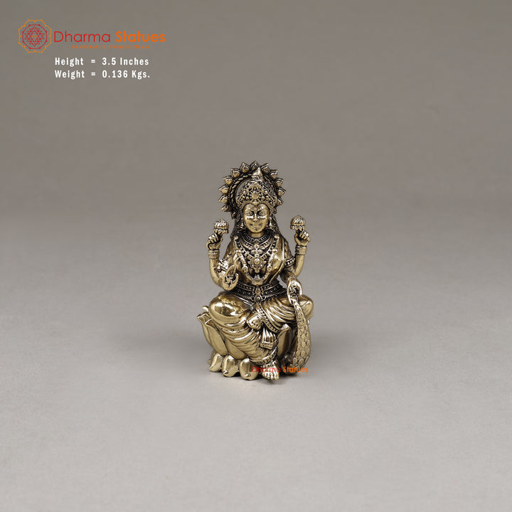 Brass Lakshmi, 3.5"