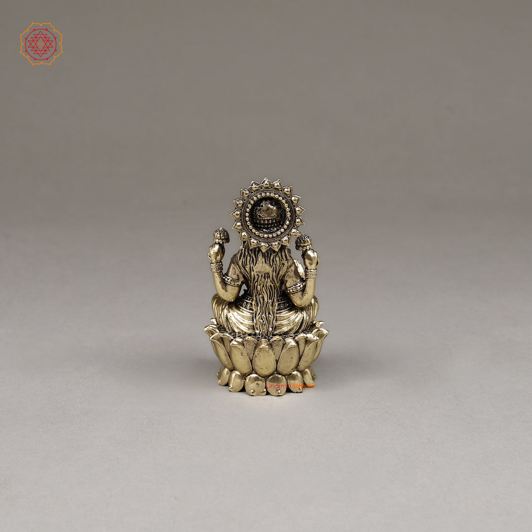 Brass Lakshmi, 3.5"