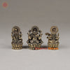 Brass Lakshmi, Ganesh & Saraswati, 2.5"