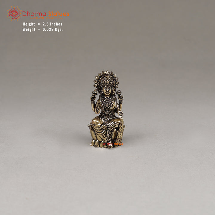 Brass Lakshmi, 2.5"