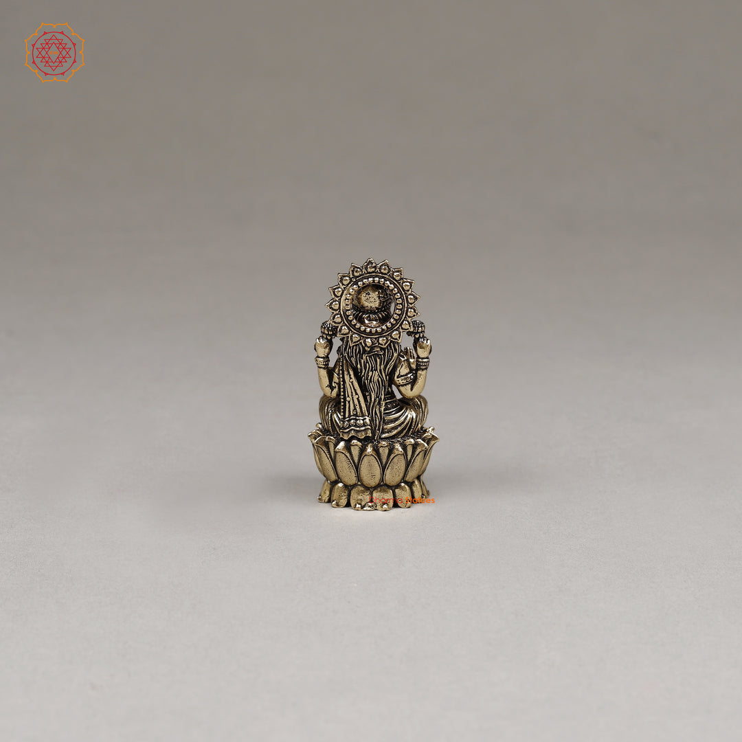 Brass Lakshmi, 2.5"