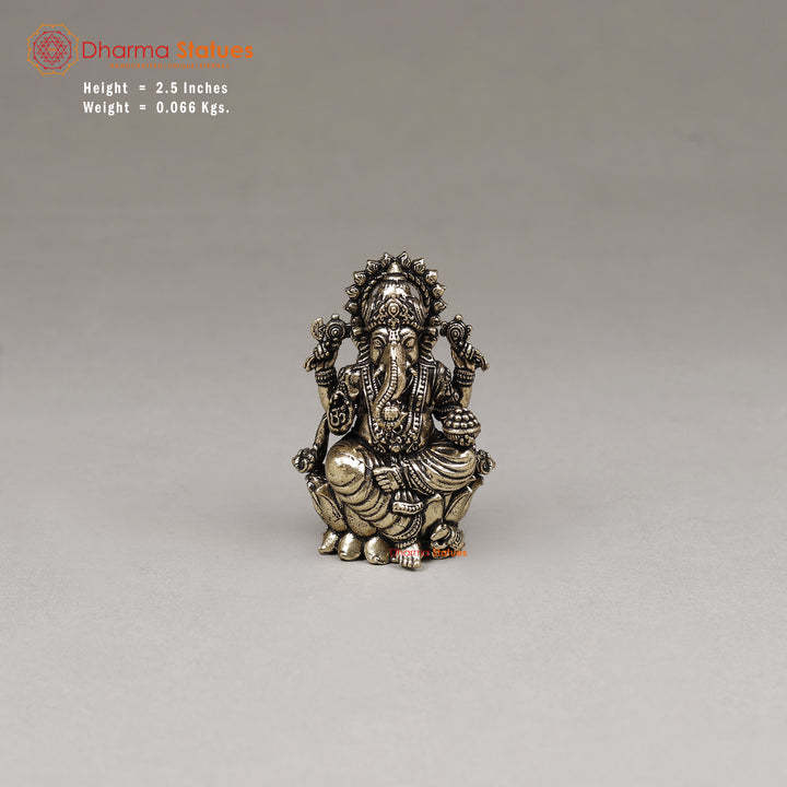 Brass Ganesh, 2.5"