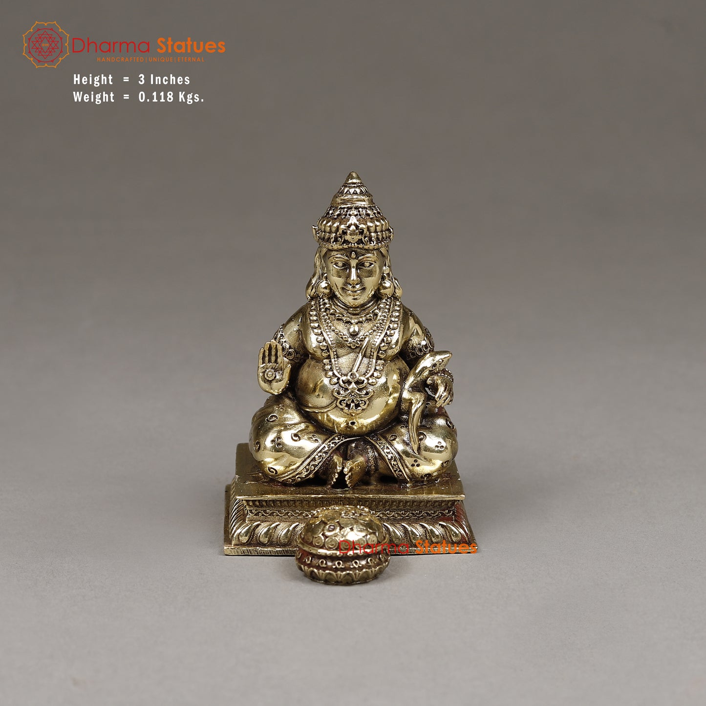 Brass Kuber, 3"
