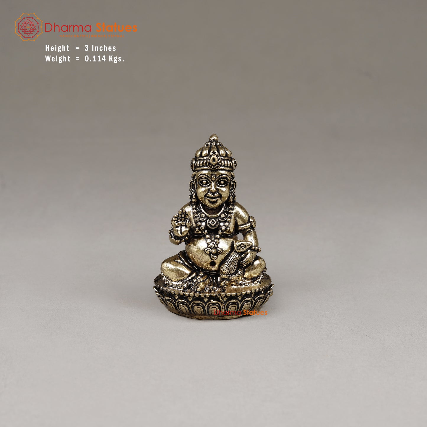 Brass Kuber, 3"