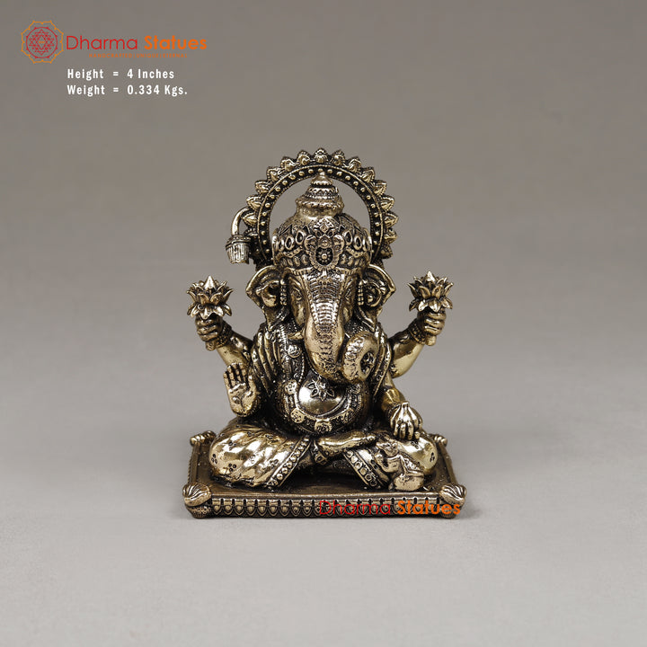 Brass Ganesh, 4"