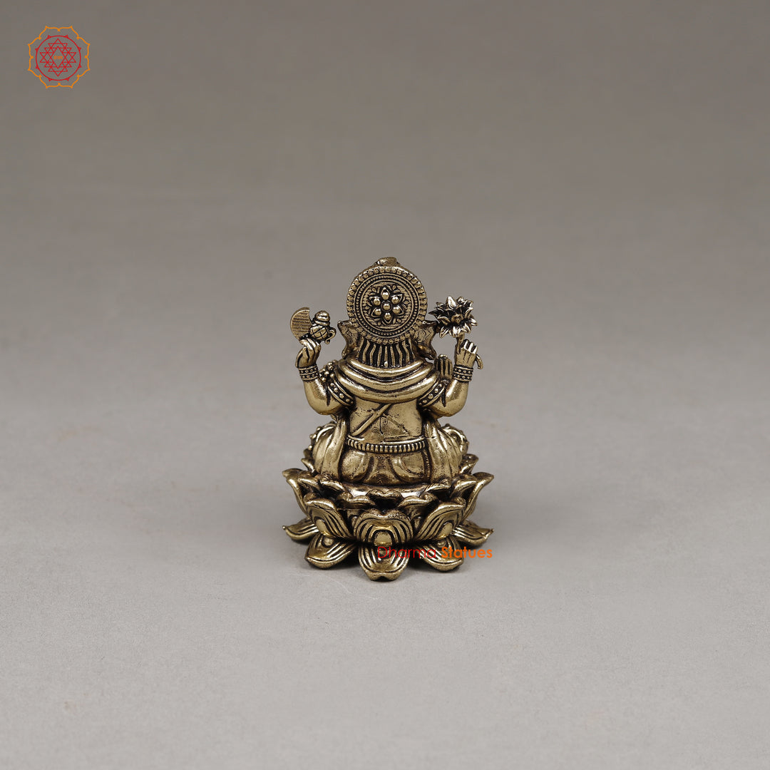 Brass Ganesh, 3"