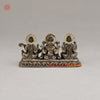 Brass Lakshmi, Ganesh & Saraswati, 3"