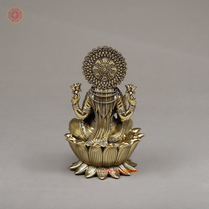 Brass Lakshmi, 7.5"