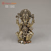 Brass Ganesh, 7.5"