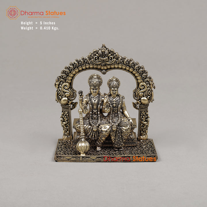 Brass Ram & Sita, 5"