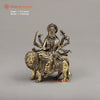 Brass Durga (Sherawali Maa), 5.5"