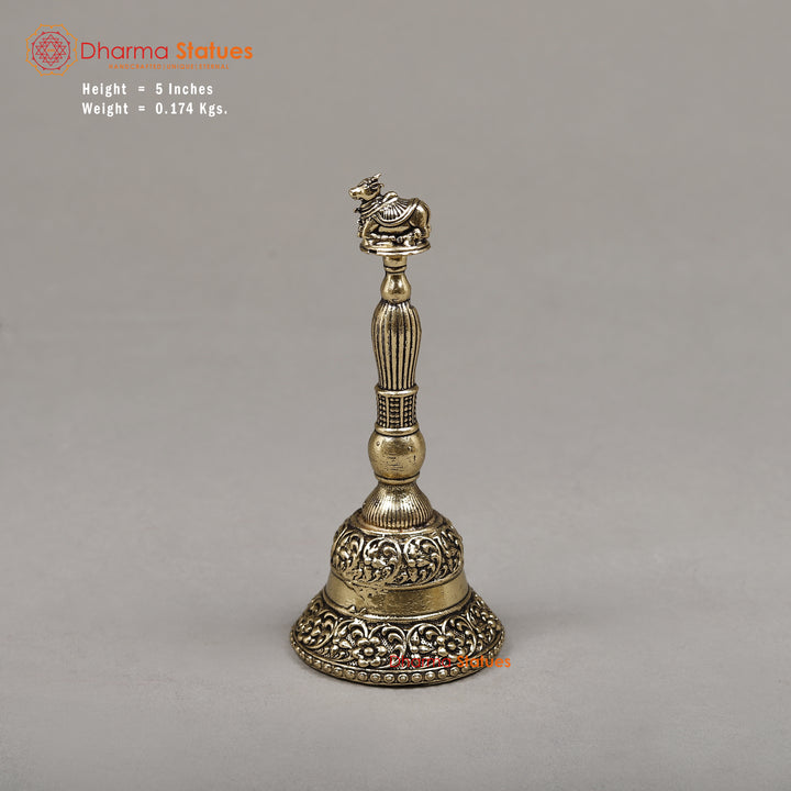 Brass Nandi Ghanti (Bell), 5"