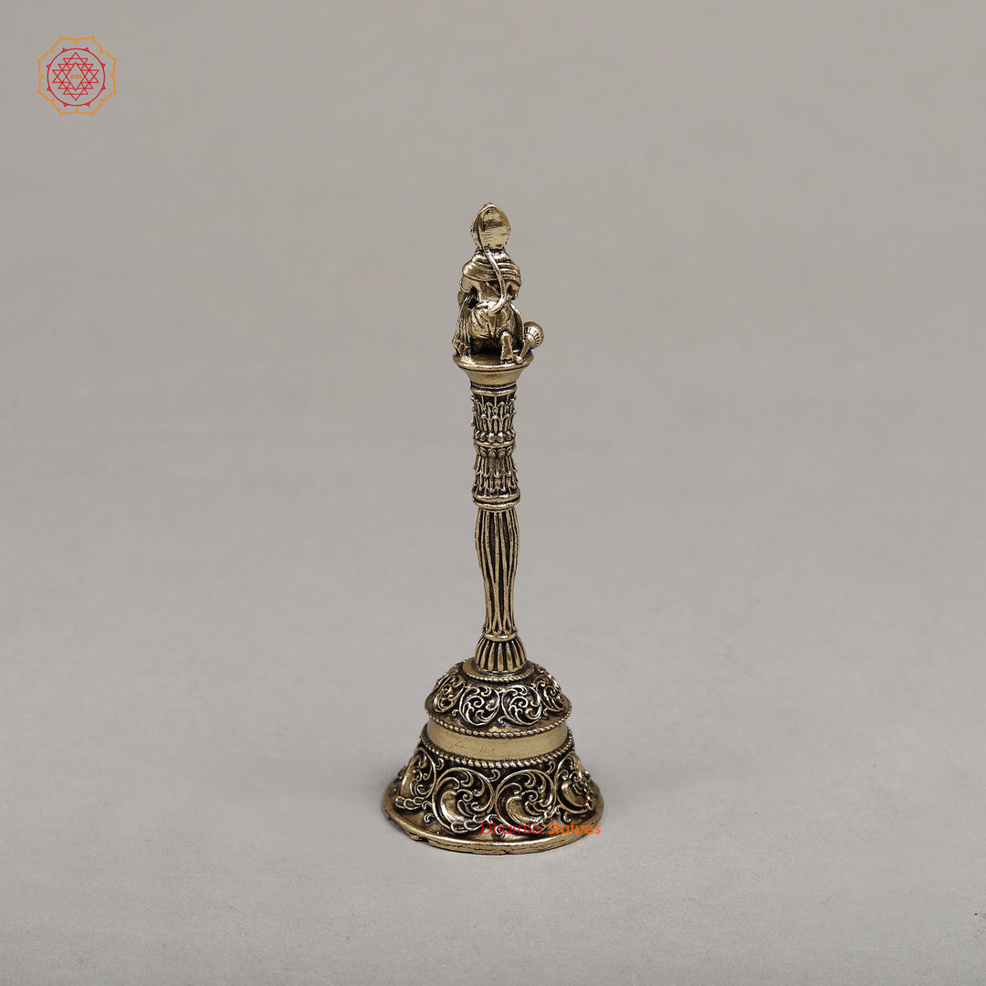 Brass Hanuman Ghanti (Bell), 5.5"