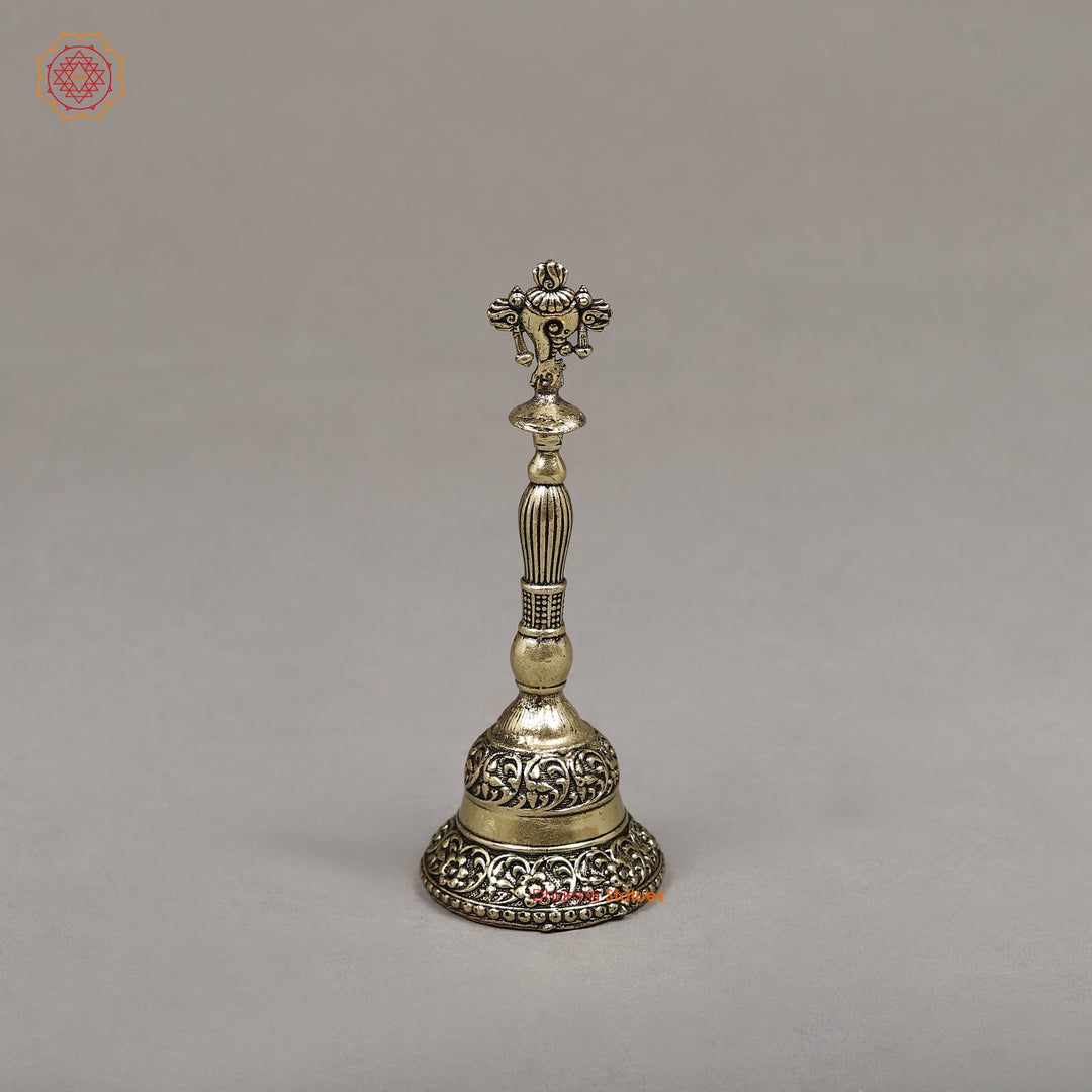 Brass Shankh Ghanti (Bell), 4.5"