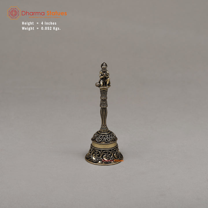 Brass Hanuman Ghanti (Bell), 4"