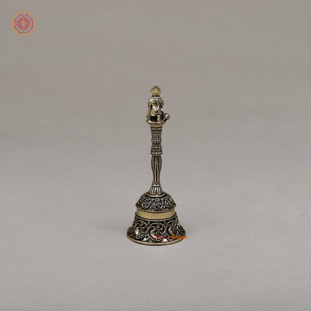 Brass Hanuman Ghanti (Bell), 4"