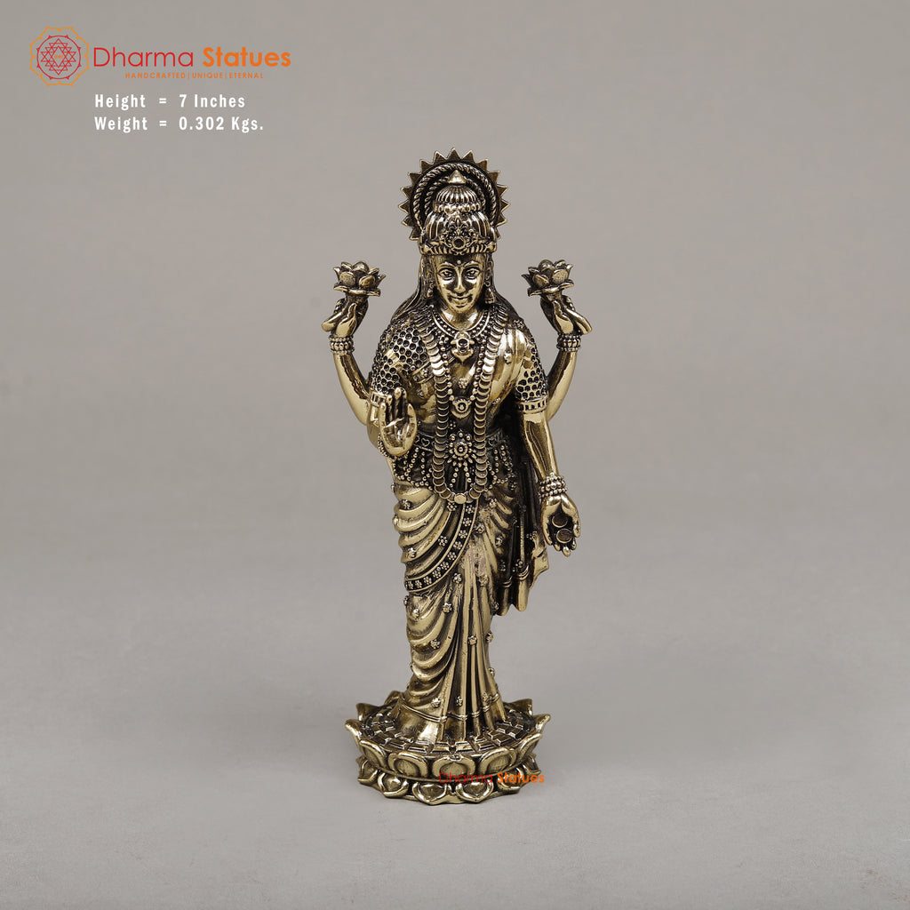 Brass Lakshmi, 7"