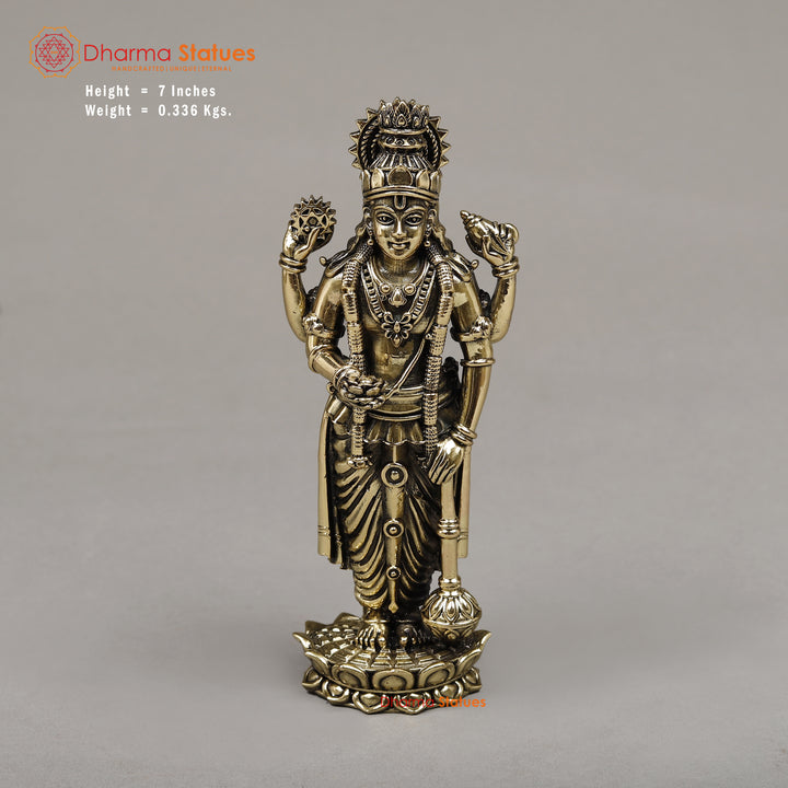 Brass Vishnu, 7"