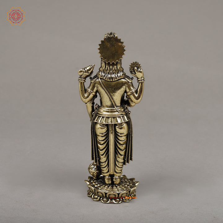 Brass Vishnu, 7"