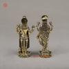 Brass Vishnu & Lakshmi, 5"