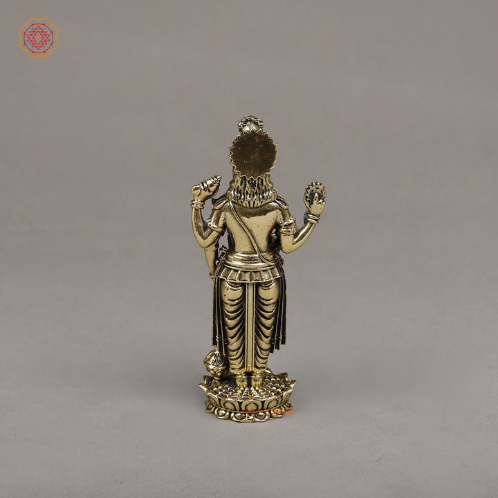 Brass Vishnu, 5"