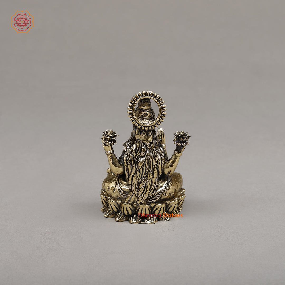 Brass Lakshmi, 3"