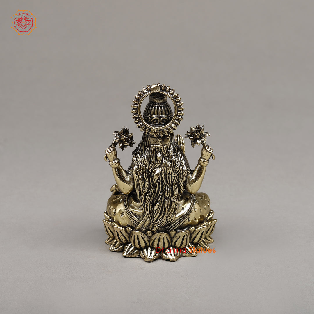 Brass Lakshmi, 4"