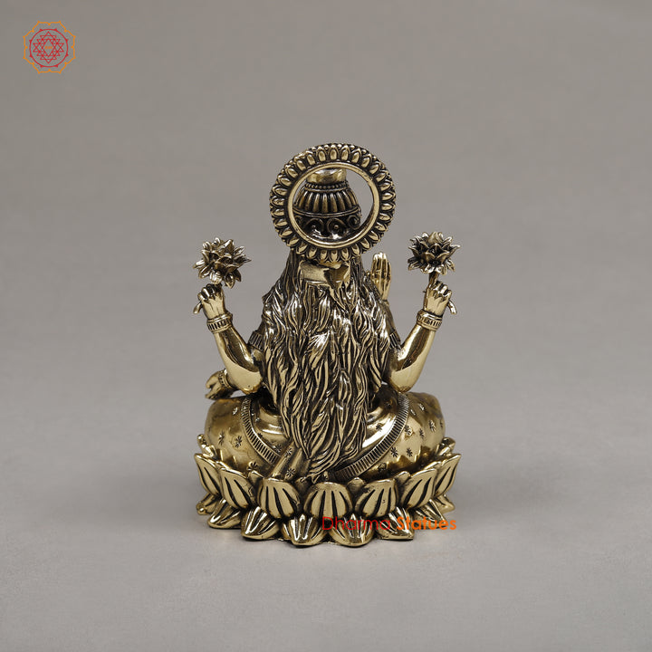 Brass Lakshmi, 5"