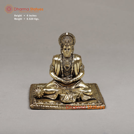 Brass Hanuman, 4"