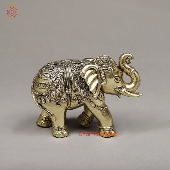 Brass Elephant, 1.5"