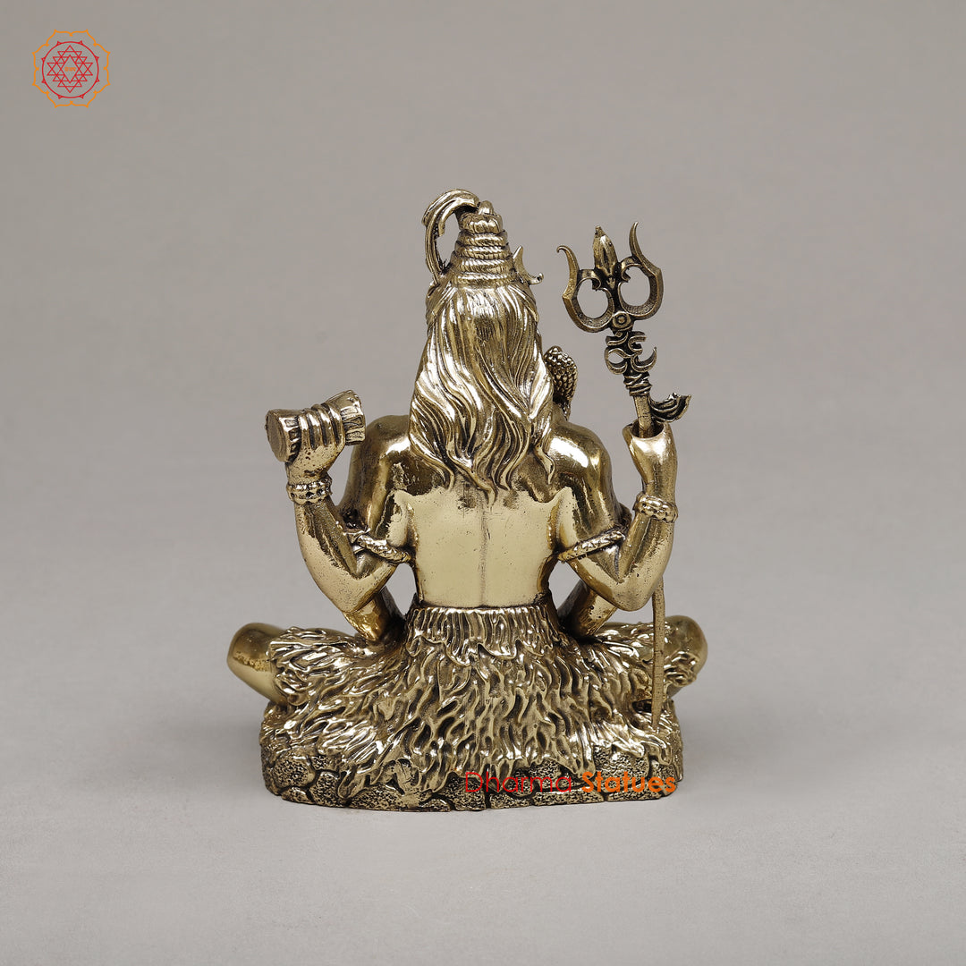 Brass Shiva, 6"